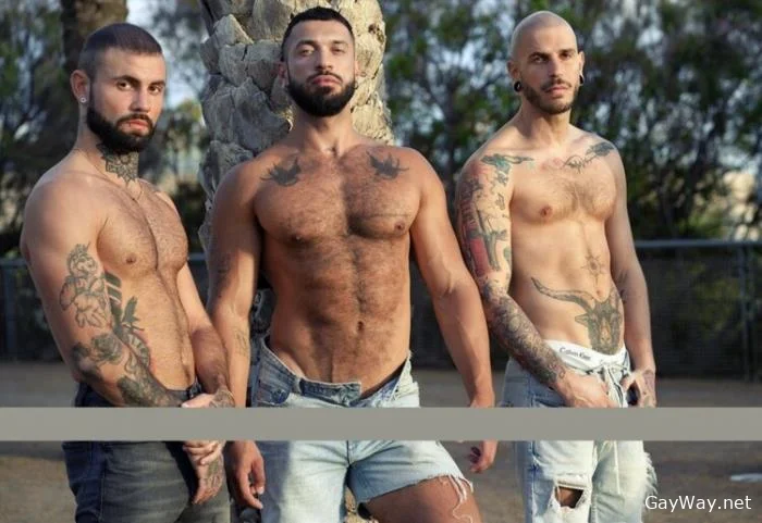 [GayWay.net] Horny studs, part 1 - Fabio Vini, Jeffrey Lloyd, Nik Fros [HD 720p] 584.8 MB