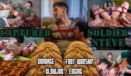 Captured Steve - Sexy Hunk Straight Soldier end being the BBC [FullHD 1080p] Military, Feet