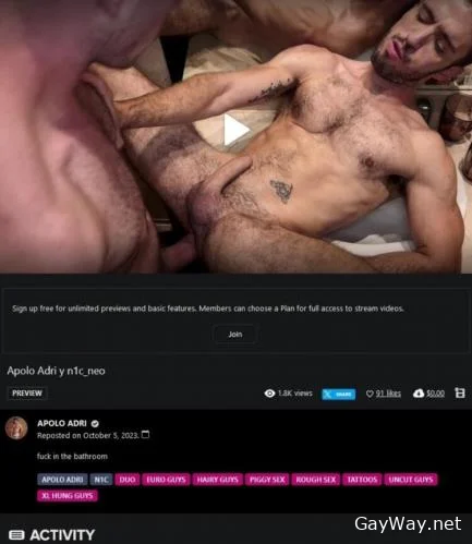 Apolo Adri y n1c neo [HD 720p] Oral, Bareback