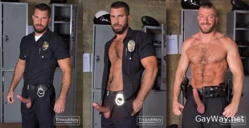 Bad Cop Hunter Marx & Damien Stone [HD 720p] Muscles, Blowjob