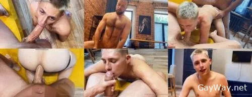 Kostya Kazenny, Daniel Maltsev & Russian Bolt - Enjoying Huge Cock [FullHD 1080p]