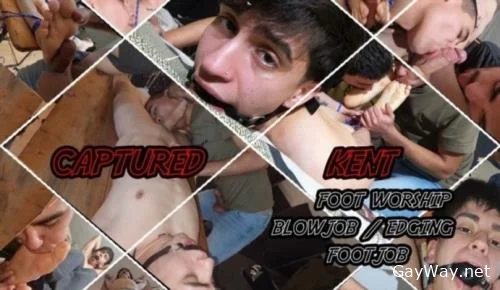 Captured Kent - Time to devour his cute soft feet, fuck them and then play a edging blowjob game with his giant veiny cock [FullHD 1080p]