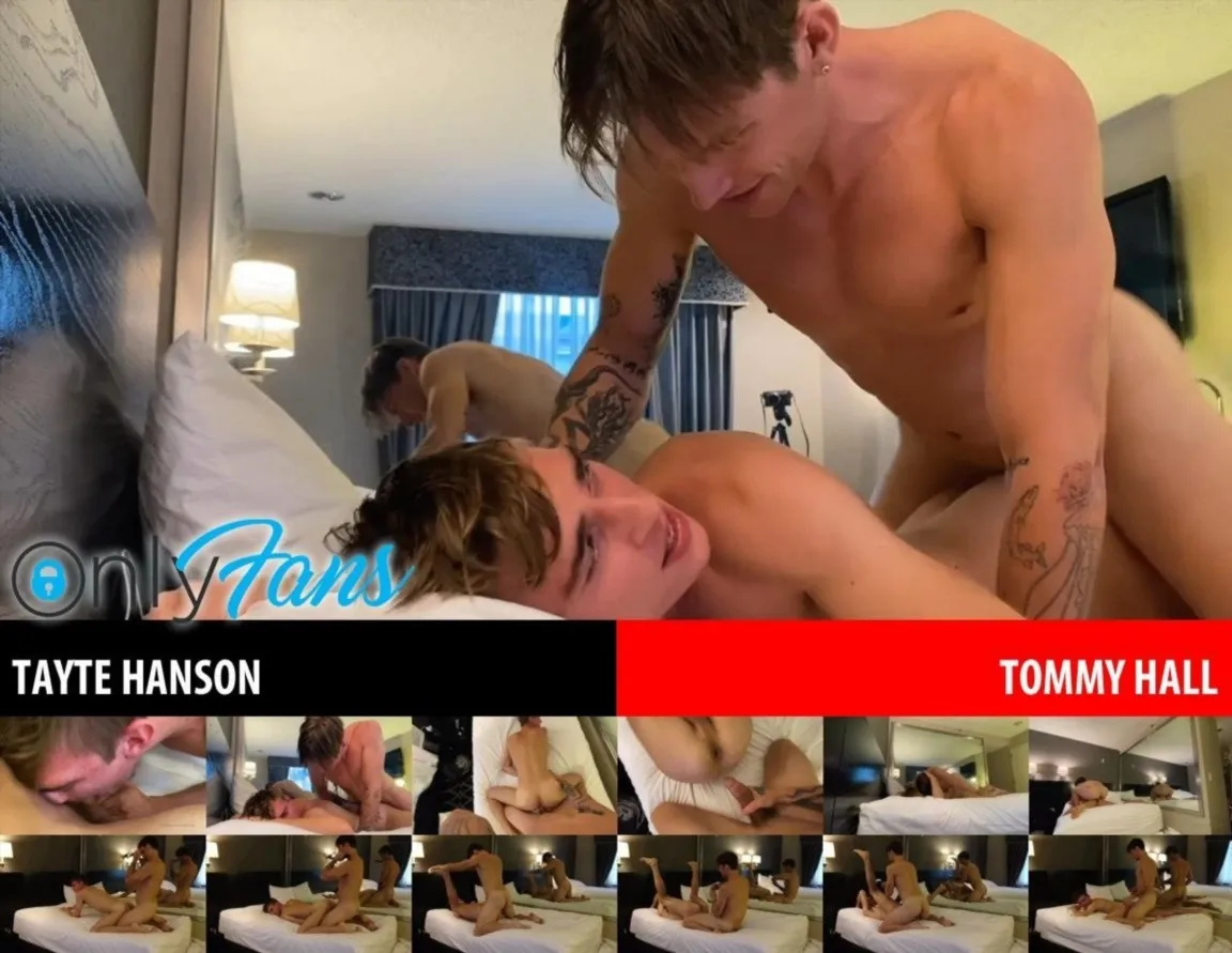 Tayte Hanson Fucks Tommy Hall - Bareback Creampie in 3 Parts