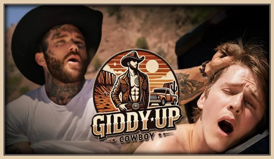 Joel Hart Breeds Blond Cowboy Sage Roux in the Desert